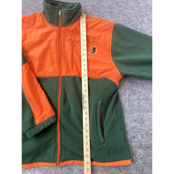 UF Fleece Sweater University of Miami Mens XL Football Zip Up College Merch - Picture 4 of 6